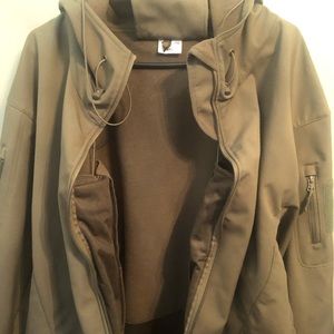 Aichangel upgraded V5.0 shark skin tactical military jacket 4XL